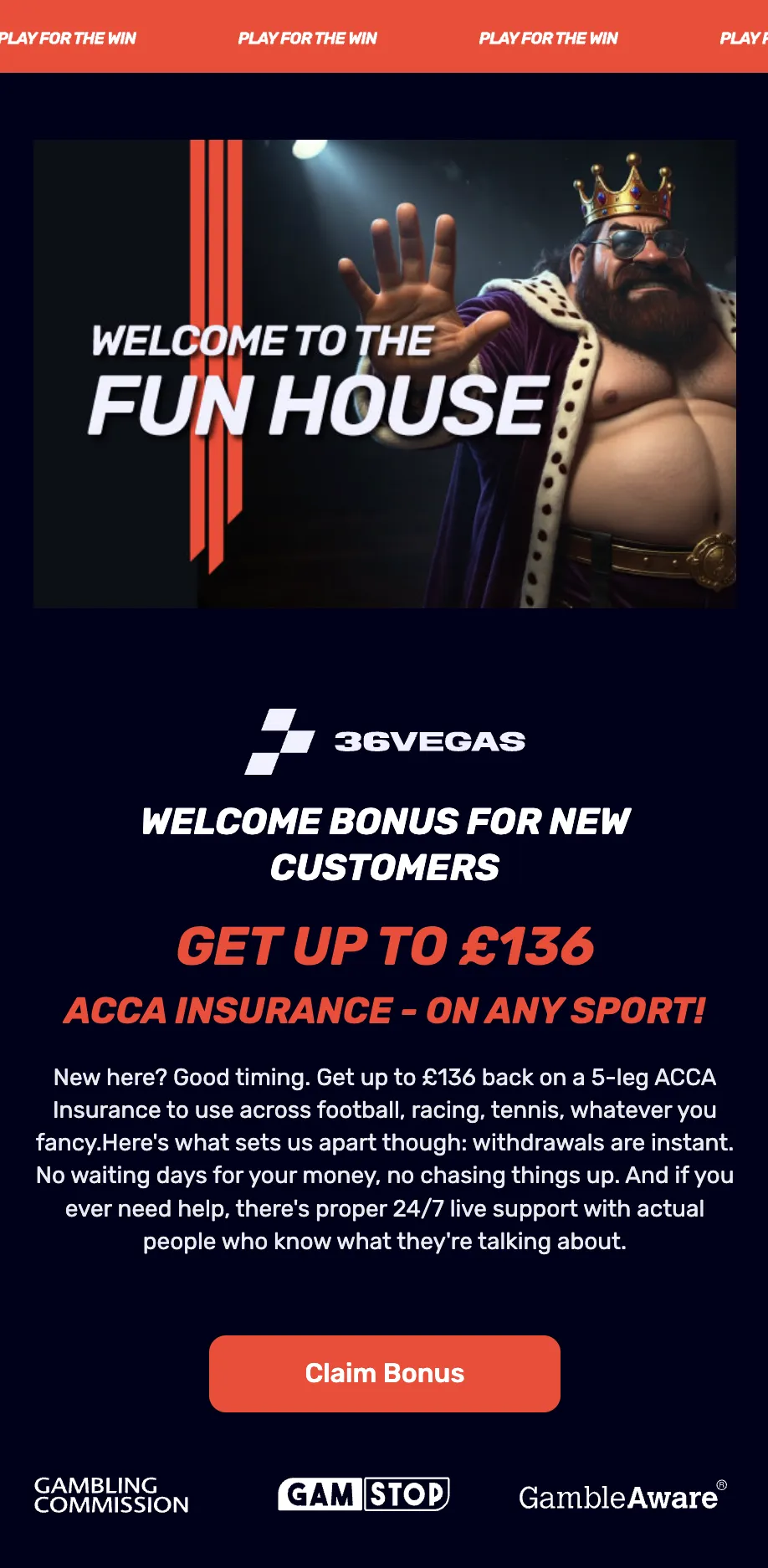 36Vegas: Independent new sportsbook with BOG on UK racing