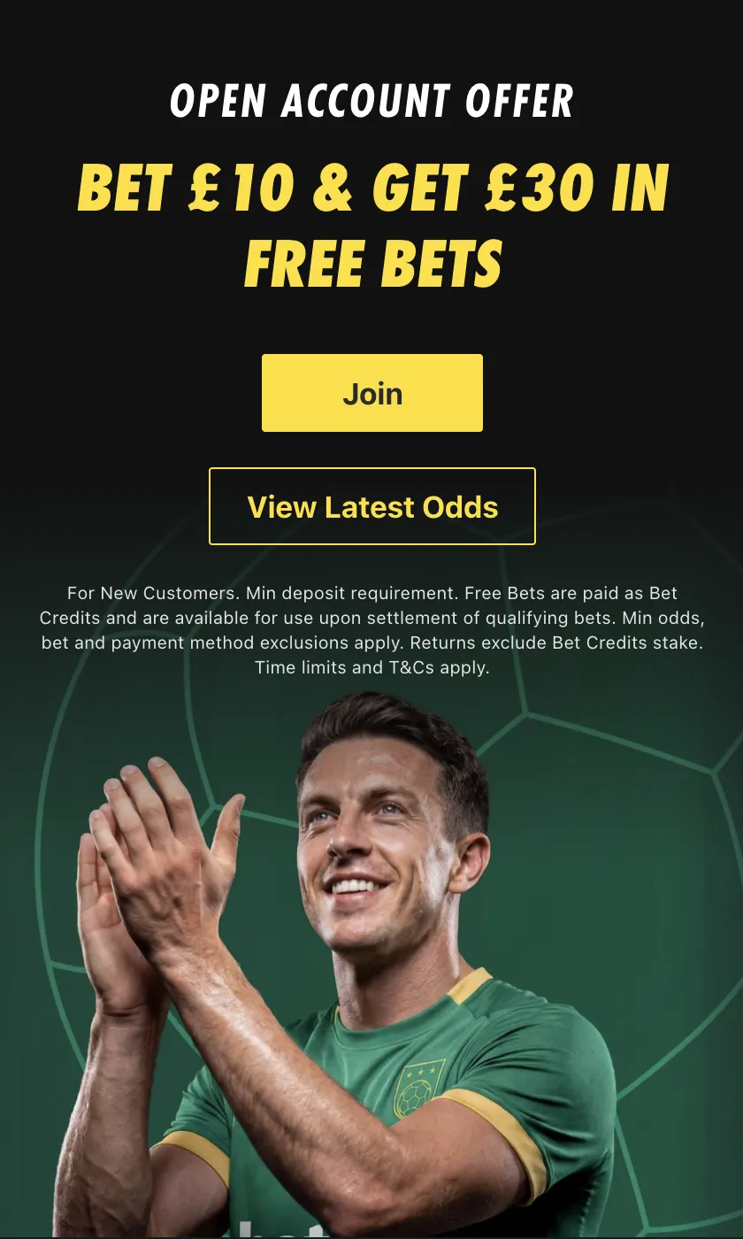 bet365 bonus code offer UK: Bet £10 Get £30