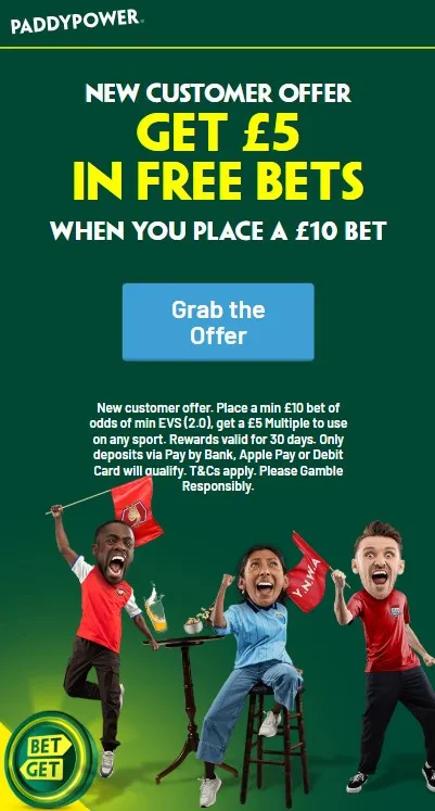 paddy power world cup final offer