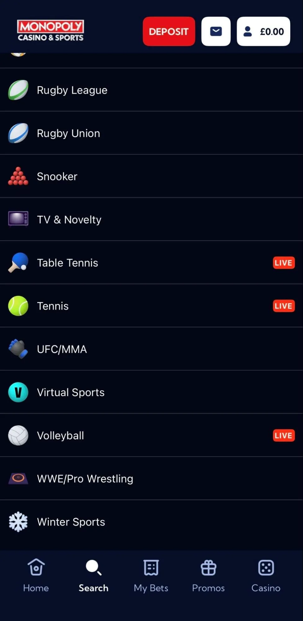monopoly sport betting markets uk review