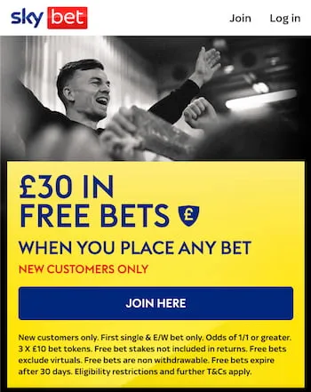 Sky Bet World Cup offer