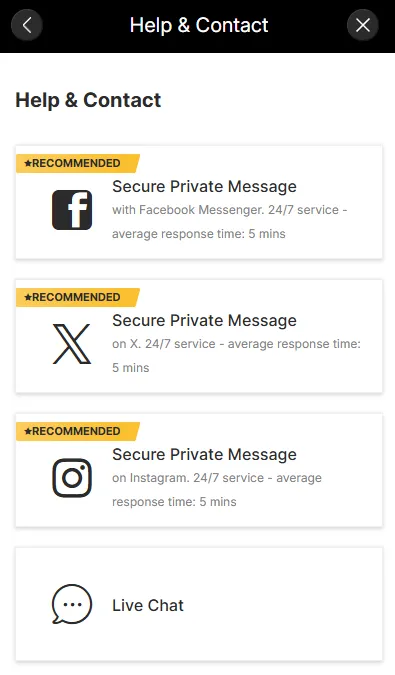 ladbrokes customer support on social media