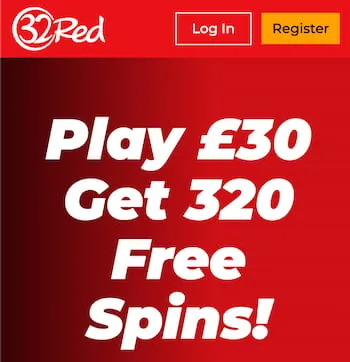 32Red casino sign up offer