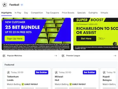 BOYLE Sports UK bookmaker